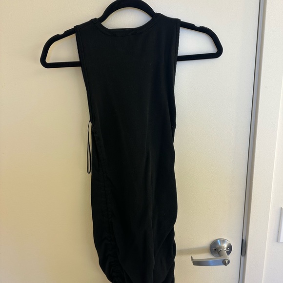 Lioness Black Ruched Mini Dress by - Picture 4 of 4